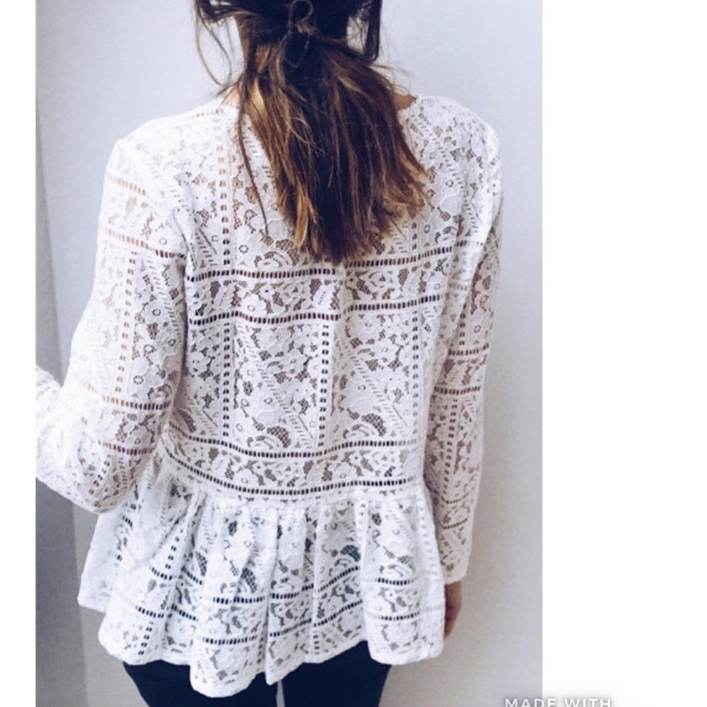 Lace long sleeve top - Picture 4 of 5